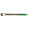 PFS vlonderschroef RVS groene punt 5,5x60, torx 25, kleine kop, 200 stuks.